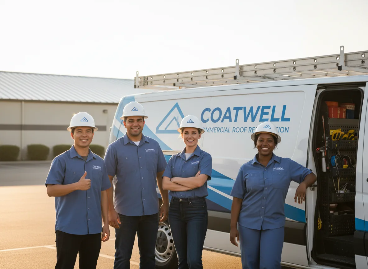 Commercial roof coating company in Sandia, TX